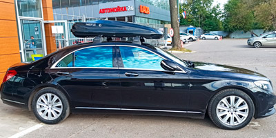 Примерка автобокса на крышу вашего автомобиля