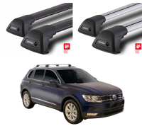  Багажник Yakima (Whispbar) на крышу Volkswagen Tiguan, 5 Door SUV с мая 2016 г., рейлинги с просветом в компании RackWorld