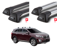  Багажник Yakima (Whispbar) на крышу Kia Sorento, 5 Door SUV, 2015-2019 гг., интегрированные рейлинги в компании RackWorld
