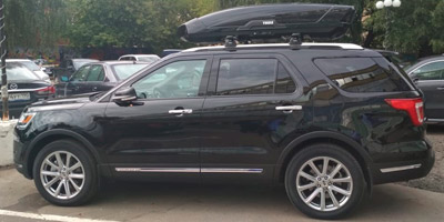 Примерка автобокса на крышу вашего автомобиля