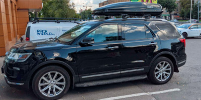 Примерка автобокса на крышу вашего автомобиля