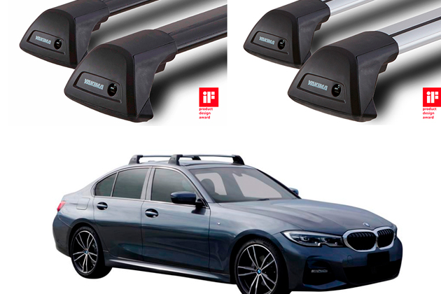 картинка Новинка  багажник на крышу Yakima (Whispbar) на BMW 3 серии седан с 2019 г компании RACK WORLD